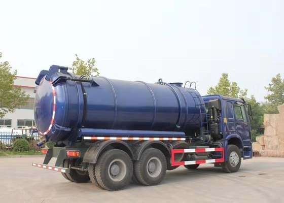 camion de nettoyage d'eaux d'égout de 20CBM LHD 336HP avec la pompe à vide qui économise