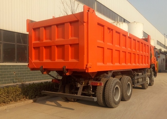 Quatre - camion à benne basculante lourd de l'axe SINOTRUK 371 HP 8×4 50 tonnes chargeant 28CBM