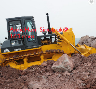 17 efficacité de la lame 160hp des machines SD16 4.5m3 de bouteur de Shantui de tonne grande