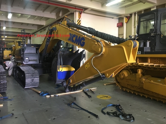 La construction de routes jaune d'excavatrice de chenille de couleur usine la basse consommation de carburant