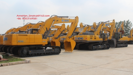 Excavatrice hydraulique à chaînes Xcmg de la chenille XE370 avec le moteur de Weichai, excellence de performances