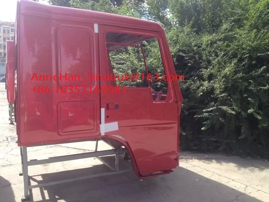 Cabine des pièces de rechange HW76 de Howo de pièces de rechange de Sinotruk de couleur rouge aucun entretien