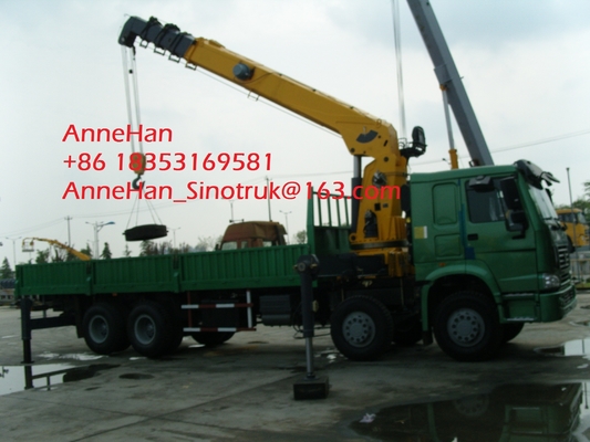 10,5 tonnes hydraulique de levage maximum SQ5ZK3Q de grue montée par camion de moment de T.M 5