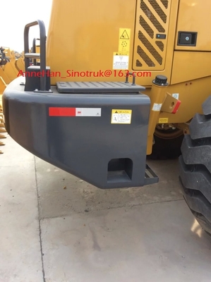 Machines de construction de chargeur de roue de contrat du moteur XCMG de Weichai en jaune