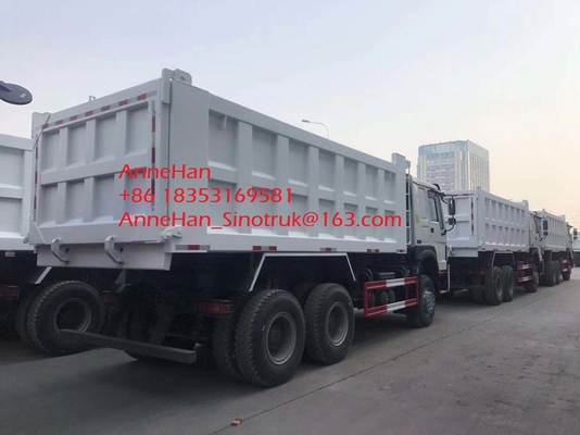 Camion à benne basculante résistant blanc de Sinotruk Howo7 de couleur, rouleur 10 20 tonnes de 6x4 de camion-