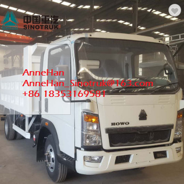 Mi Liftting SINOTRUK Howo7 charge de faible puissance des camions LHD 4x2 116HP 5-7T d'Euro3