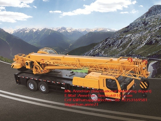 Tout le type taille de levage de carburant de grue monté par camion du terrain QY35K5 de 14.3m