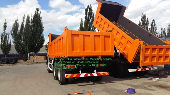 Capacité de charge superbe 380hp Euro2 du camion à benne basculante de devoir de Beiben Congo 6x4 20M3 40T