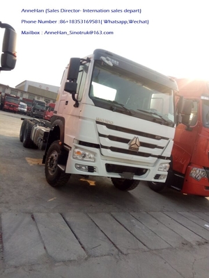 10 cabine de l'euro 2 LHD 6X4 336HP HW76 de châssis de camion de cargaison des pneus SINOTRUK HOWO