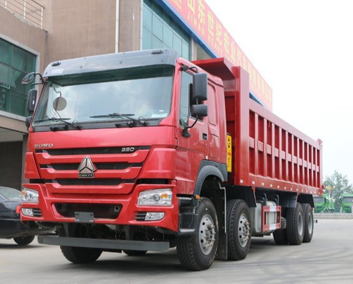 12 norme résistante de l'euro II du camion à benne basculante d'OIN ccc de roue SINOTRUK HOWO 8X4