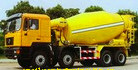 STEYR du diesel 8 x 4 camion 336hp de mélangeur concret de Sinotruk et 8 CBM dans la couleur rouge