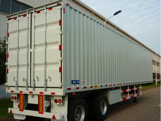 2 capacité de chargement résistante de Trailers Semi Van Trailer 13000kg d'axes semi