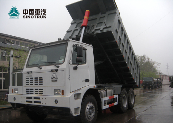 Conception spéciale de l'exploitation 6x4 du Roi Heavy-duty à benne basculante de charge utile blanche du camion 70T