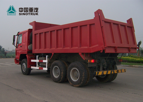 10 pleines roues des roues 6x6 conduisent le camion à benne basculante résistant avec 300 L réservoir de carburant