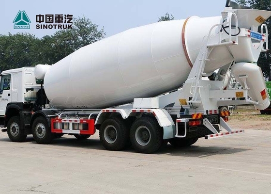 Le camion durable 8X4 10CBM 12CBM 12 du mélangeur 371HP concret de l'EURO 2 de SINOTRUK HOWO roule