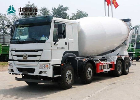 Le camion durable 8X4 10CBM 12CBM 12 du mélangeur 371HP concret de l'EURO 2 de SINOTRUK HOWO roule