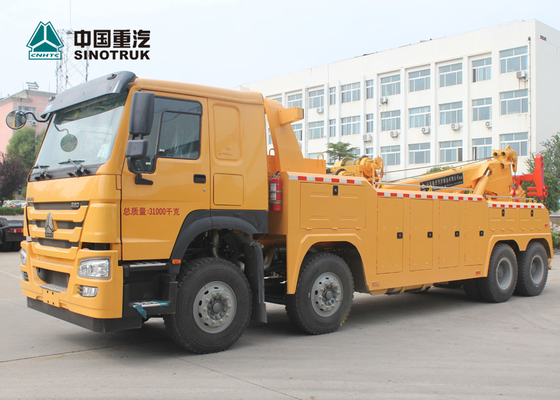 la dépanneuse rotatoire résistante 12 de naufrageur de 8X4 SINOTRUK HOWO 30T 40T roule
