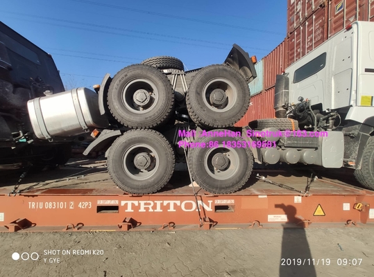 roues de Sinotruk HowoA7 10 de camion de tracteur d'entraînement de main gauche de camion du moteur 420hp
