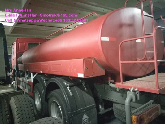 Camion de réservoir d'eau à haute pression de Sinotruk Howo7 lecteur 6X4 de main gauche de 4000 gallons