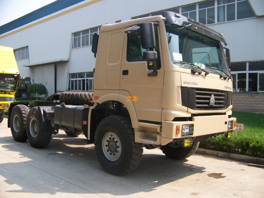émission du camion Euro2 de tracteur de 6x6 Sinotruk Howo7 Stander 371hp pour la capacité du remorquage 50T