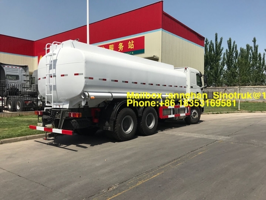 Camion blanc Lhd Zz1257n4347n1 de réservoir de stockage de pétrole du camion 6x4 de réservoir de carburant de Sinotruk Howo A7
