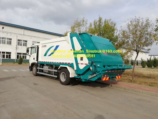 lecteur Euro2 de main gauche du camion 290hp 336hp de récupération de place de 4x2 12m3 Sinotruk Howo7