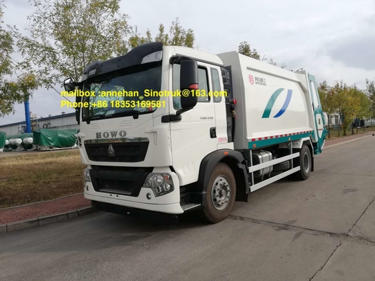 lecteur Euro2 de main gauche du camion 290hp 336hp de récupération de place de 4x2 12m3 Sinotruk Howo7