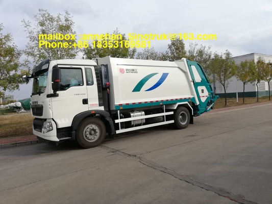lecteur Euro2 de main gauche du camion 290hp 336hp de récupération de place de 4x2 12m3 Sinotruk Howo7