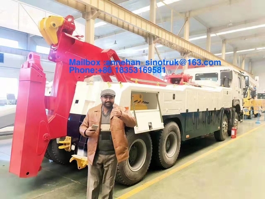 Lhd 10 roule l'euro lourd 2 de dépanneuse de naufrageur de route du camion 6*4 20t-30t de cargaison