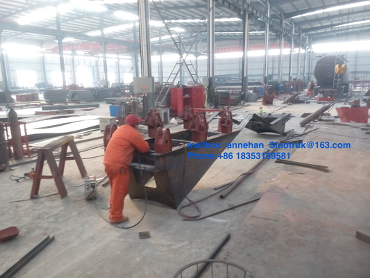 Remorque 50-60 CBM de remorque de mélangeur concret de 3 axes de Fuwa semi/ciment en vrac