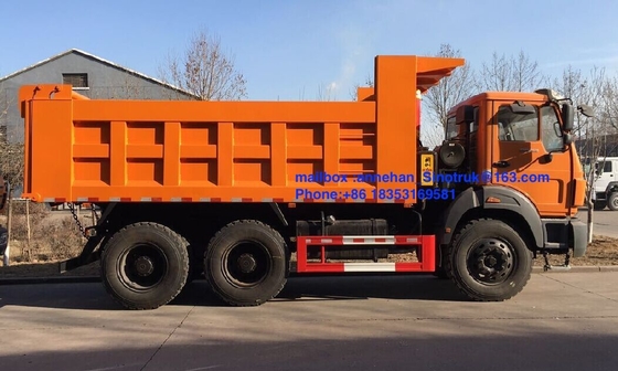 Capacité de charge superbe 380hp Euro2 du camion à benne basculante de devoir de Beiben Congo 6x4 20M3 40T