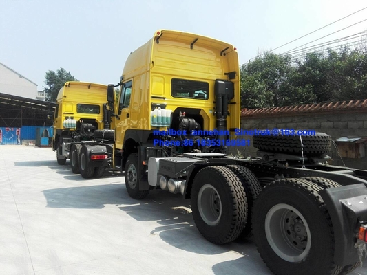 La conduite à droite des dormeurs 6x4 371hp du camion 3 de tracteur de Sinotruk Howo7 de la cabine Hw79