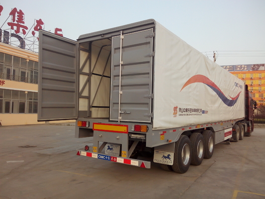 Remorques de Steel Box Van Heavy-duty Semi charge utile maximum 12000*2500*3600mm de 40 tonnes