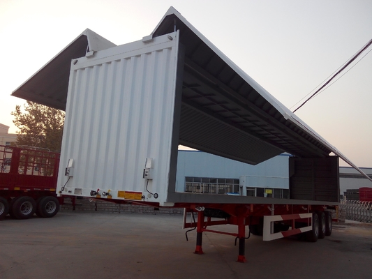 remorques résistantes de capacité de chargement 60T semi pour la cargaison en vrac Tansport