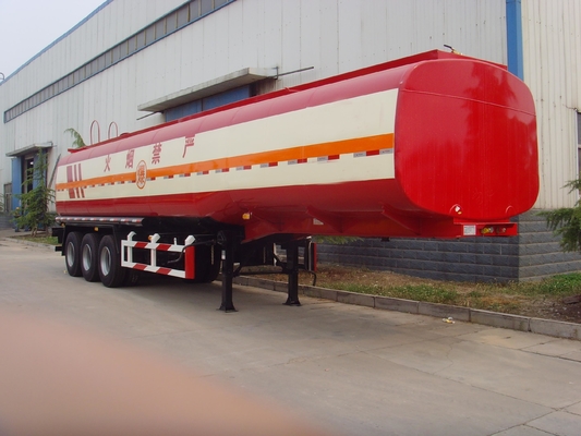 25-60cbm de pétrolier acier au carbone de l'option Q235 de camion et de remorque semi de l'alliage d'aluminium