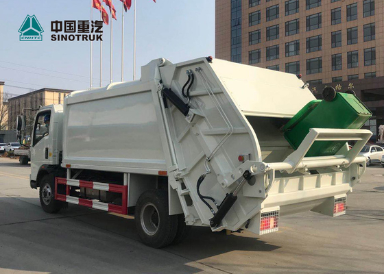 Euro de camion à ordures de contrat de Sinotruk Howo 4x2 3 120hp 9cbm sans dormeur