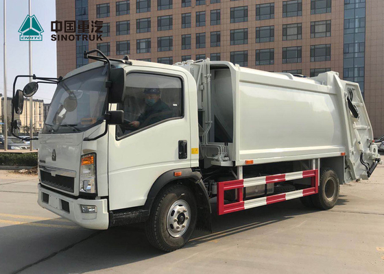 Euro de camion à ordures de contrat de Sinotruk Howo 4x2 3 120hp 9cbm sans dormeur