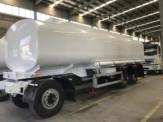 25000 litres de la capacité trois de petit bateau-citerne de carburant d'axes remorque de pleine pour le chargement 40t