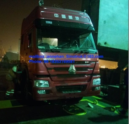 La conduite à droite des dormeurs 6x4 371hp du camion 3 de tracteur de Sinotruk Howo7 de la cabine Hw79