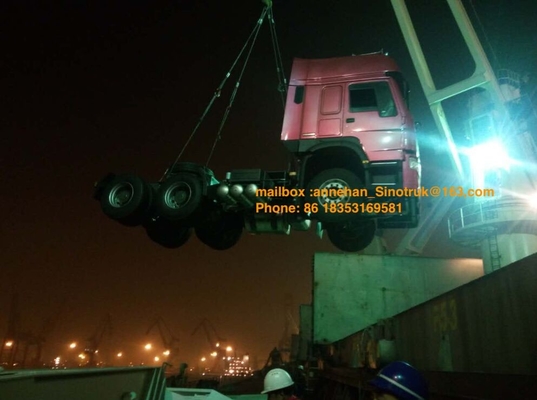 La conduite à droite des dormeurs 6x4 371hp du camion 3 de tracteur de Sinotruk Howo7 de la cabine Hw79