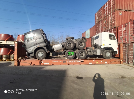 Camion de tracteur d'A7 420hp Lhd 6x4 Sinotruk avec la cheville ouvrière Euro2 de 3,5 pouces