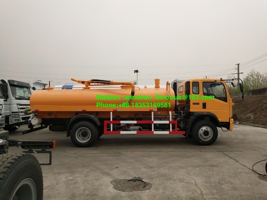 le camion d'aspiration des eaux d'égout 4-6m3 de Sinotruk 4x2 6 fatigue avec Euro3