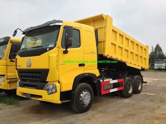 type de levage avant Conatiner du camion à benne basculante de roue de 6x4 A7 Sinotruk 10 20m3 U pour la charge 40-50t