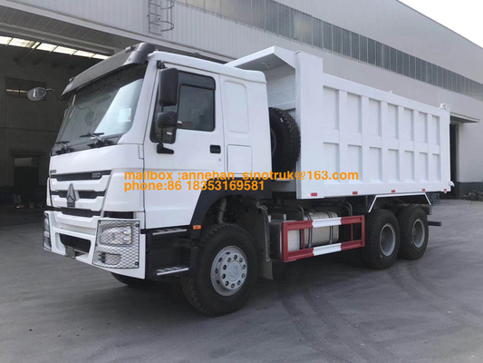 Le sino Howo camion à benne basculante d'Euro4 381hp 20M3 6x4 de levage avant 10 roule à faible bruit