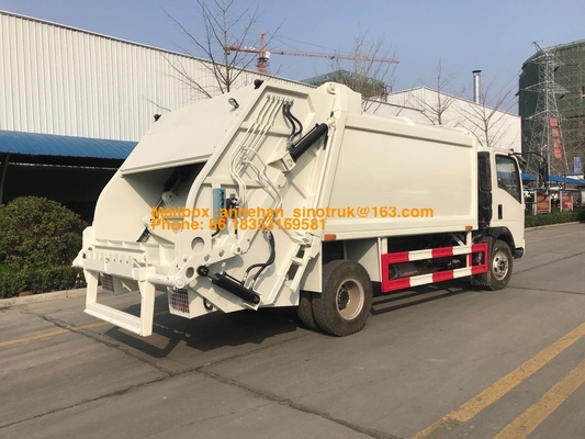 camion à ordures de compresseur des pneus 4x2 6 de Sinotruk Howo7 8M3-10M3