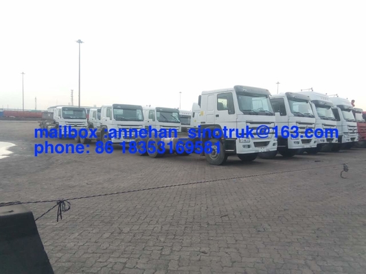 Sinotruk 6x4 10 roule la cabine du camion 371hp HW79 de tracteur avec 2 dormeurs et climatiseurs