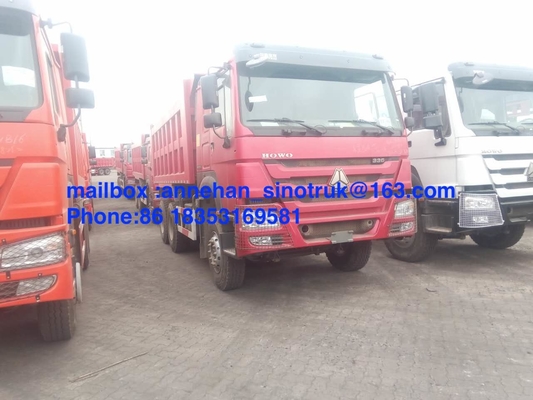 Le camion à benne basculante de l'Ethiopie 336hp 6x4 18m3 Sinotruk pour 40T la charge Capaicty 10 roule