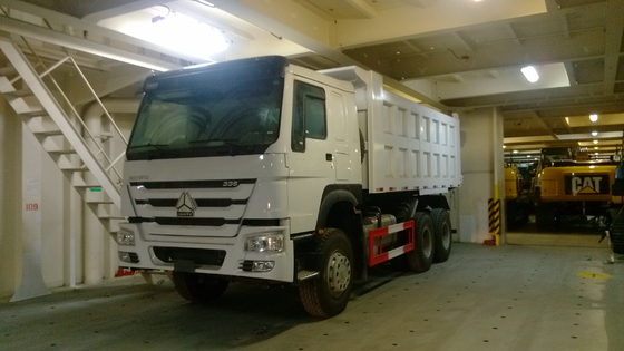 Camions- de Sinotruk Howo 336hp 18M3 mi 6x4 de levage avec 10 roues Lhd Euro2