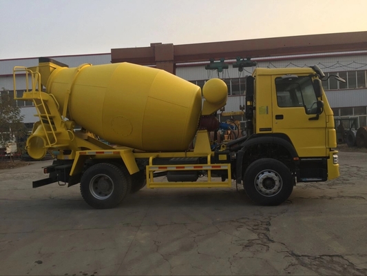 Le ccc a passé l'individu de Sinotruk Jowo 4x2 d'économie de combustible chargeant 6 CBM Mini Concrete Mixer Truck
