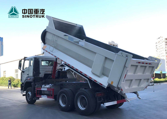 Camion à benne basculante résistant du châssis 371hp de technologie d'homme de N7B avec la couleur blanche